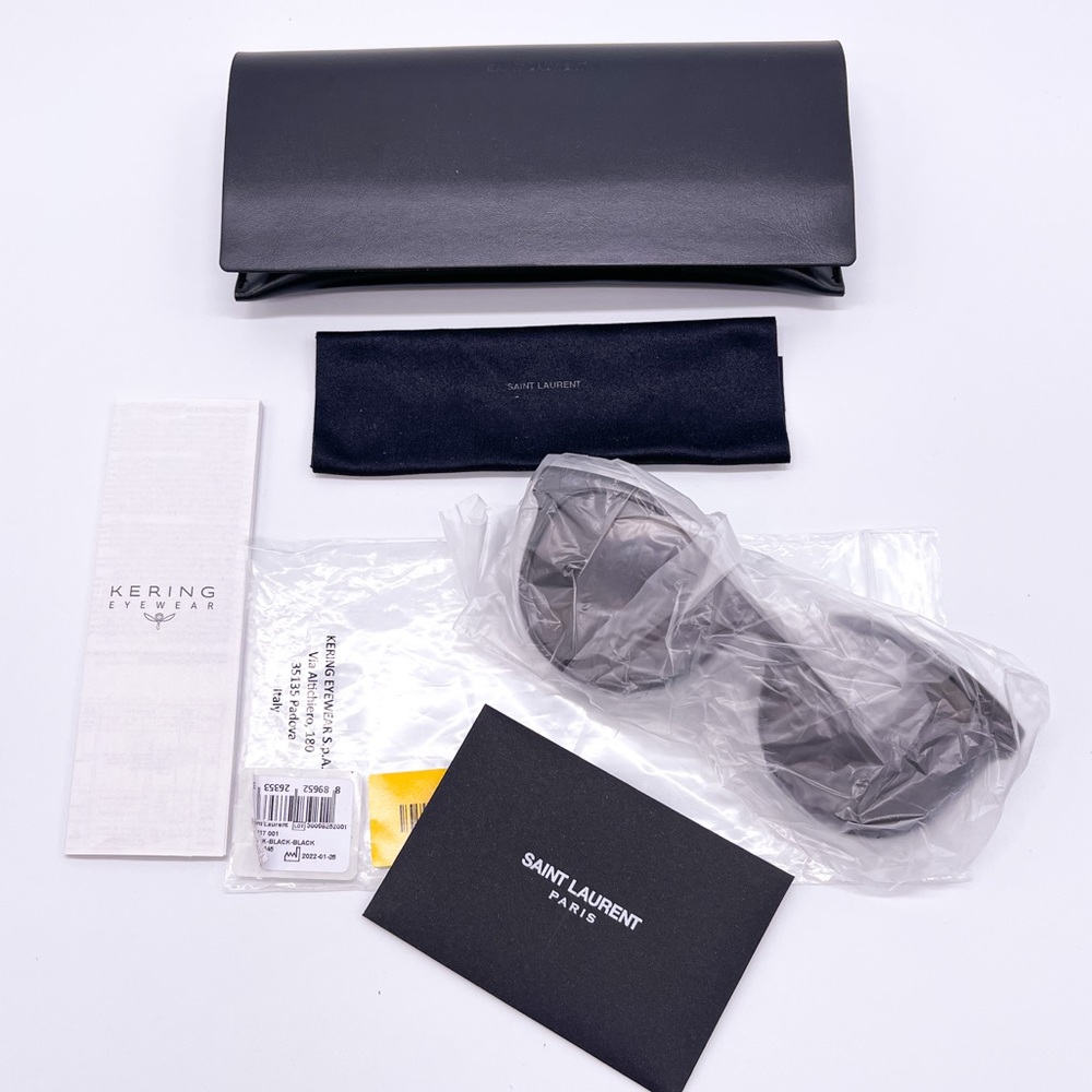 NEW SAINT LAURENT SL317 001 SUNGLASSES SAINT LAURENT SL 317 BLACK - Picture 12 of 12